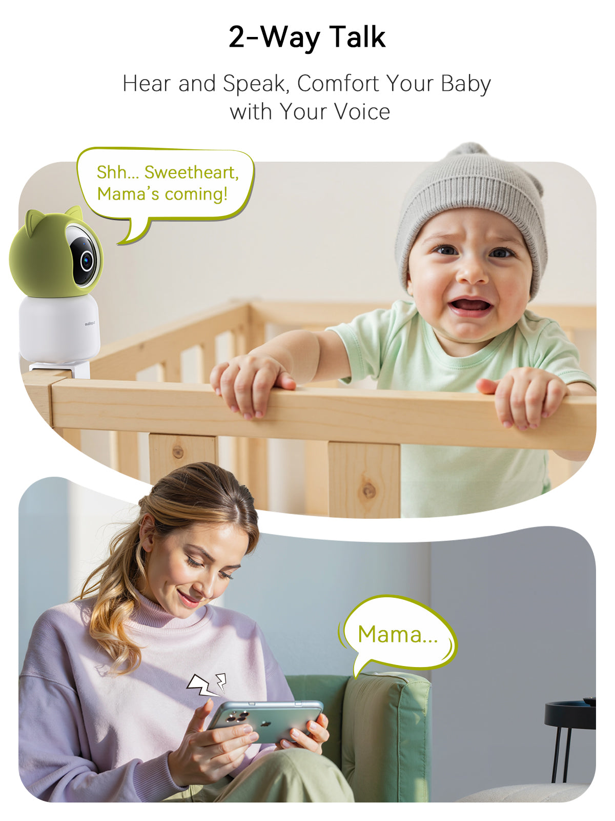 BM400 Smart WiFi Baby Monitor