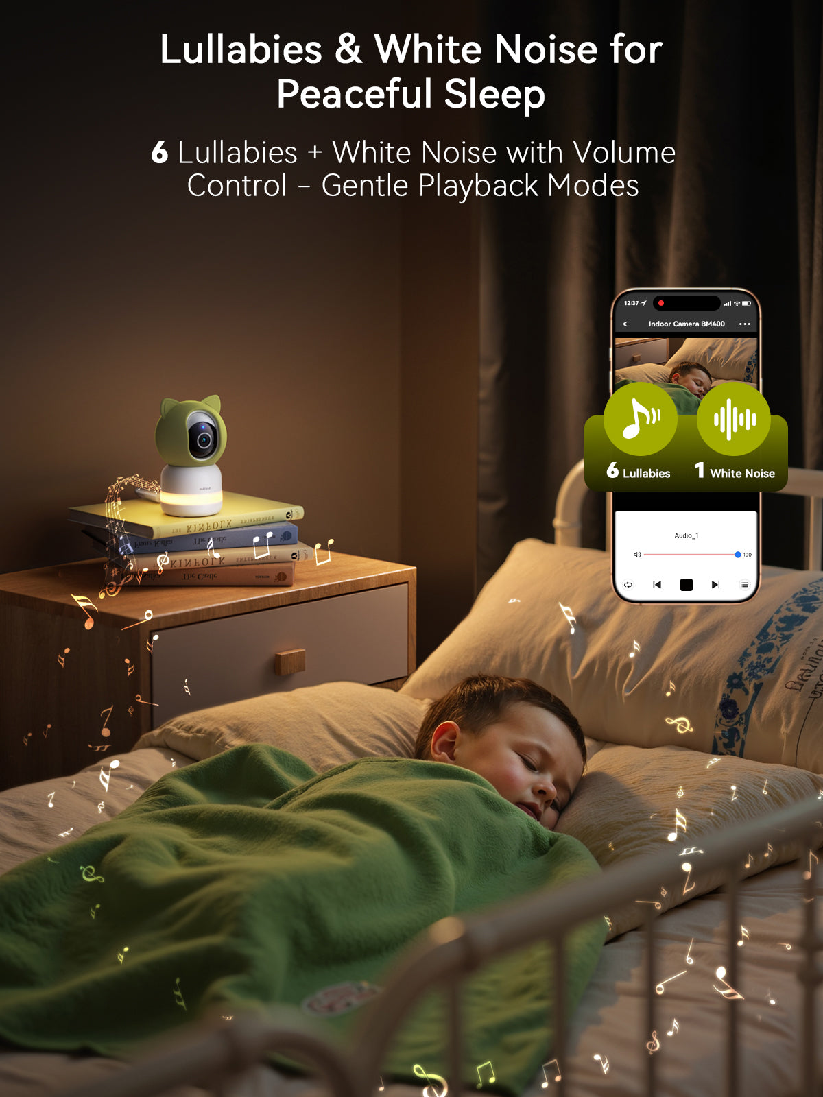 BM400 Smart WiFi Baby Monitor