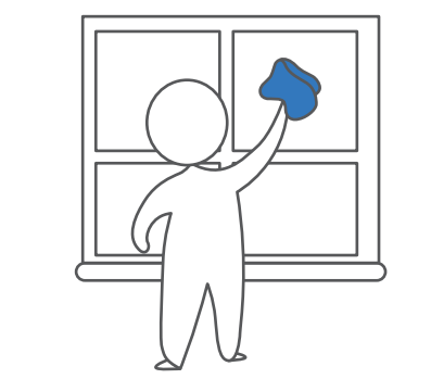 Clean window glass