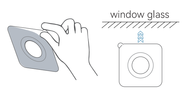 Install magnetic sticker